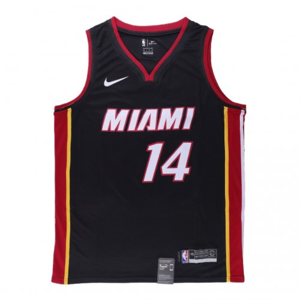 Men's Miami Heat Tyler Herro #14 Black 202021 Swingman Jersey - Icon Edition-Pro Kit Vault | Brand New 26/27 Sports Jerseys